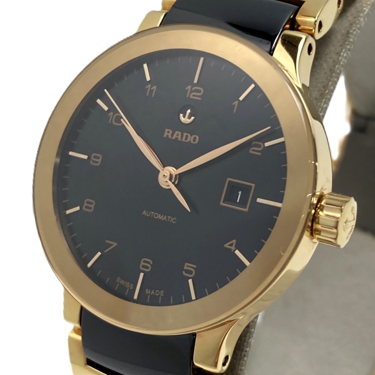 RADO ラドー セントリックス デイト 561.0954.3 ブラウン 自動巻き レディース 腕時計 箱有 CENTRIX