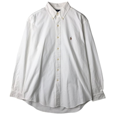 古着 ラルフローレン Ralph Lauren YARMOUTH 長袖 ボタンダウンシャツ メンズL相当/eaa609624