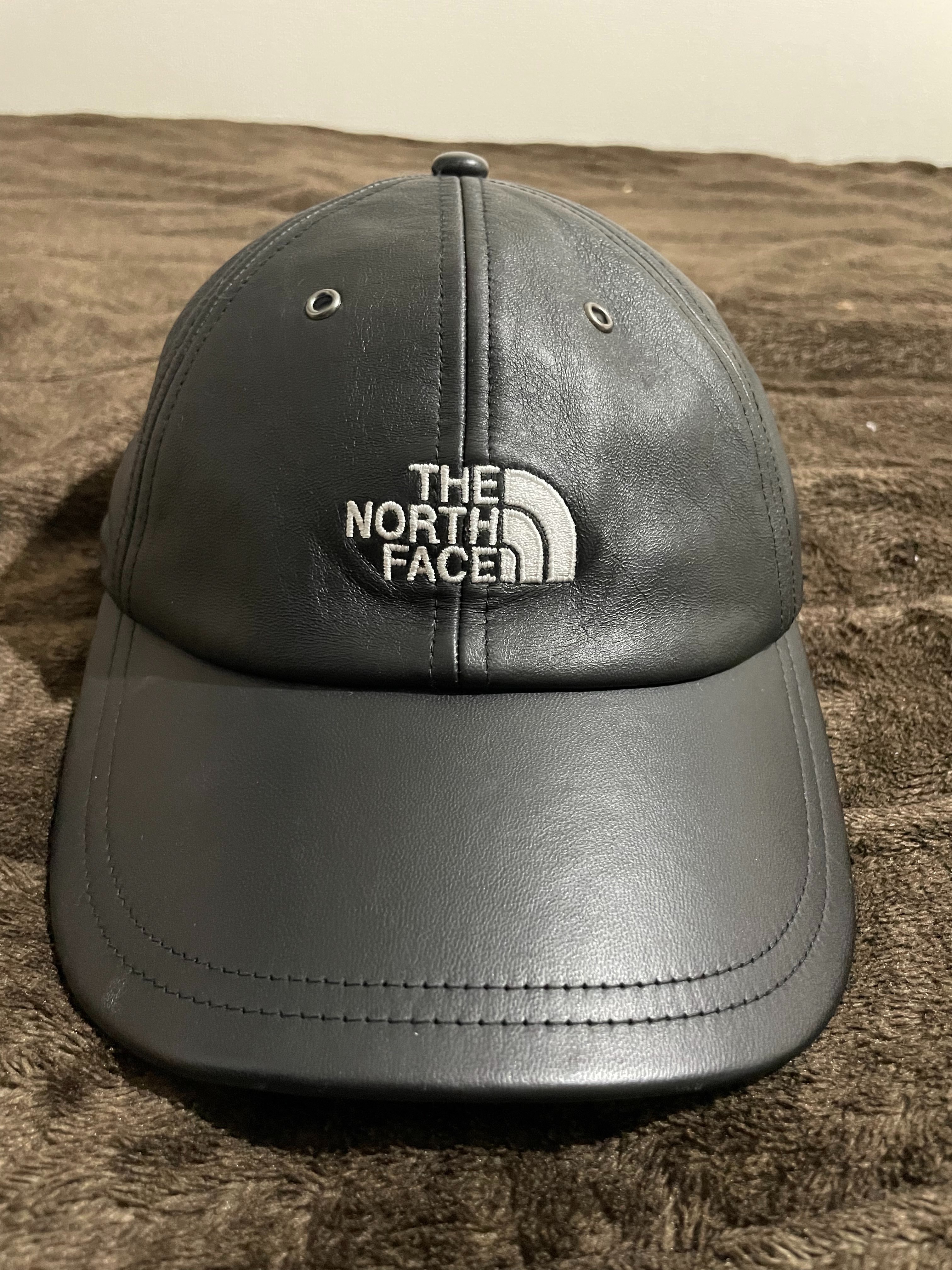 Supreme x The North Face Leather 6-Panel Hat "Black"