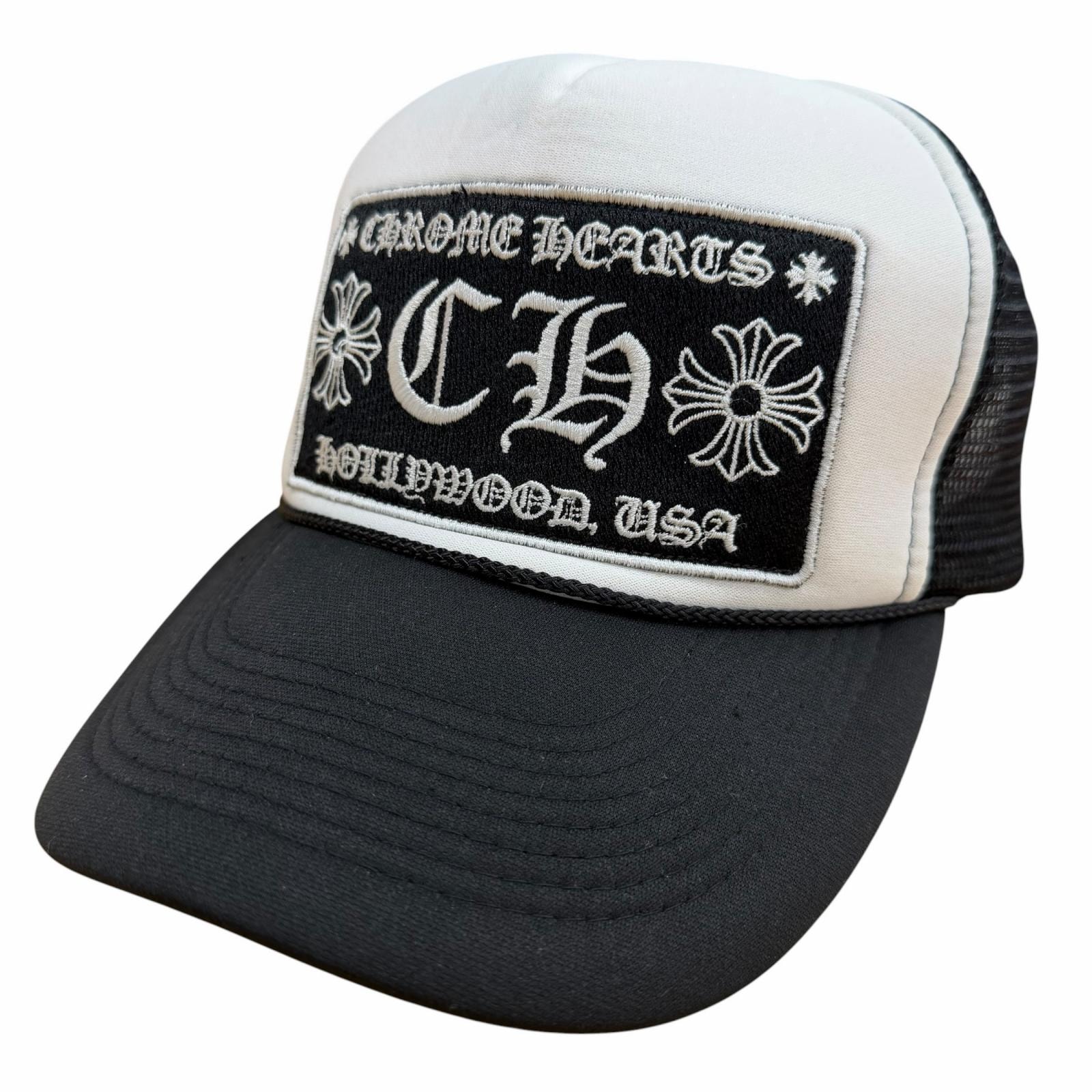 Chrome Hearts Trucker Cap CH "Black/White"