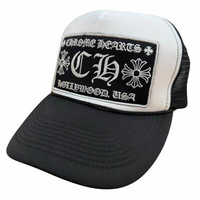 Chrome Hearts Trucker Cap CH "Black/White"