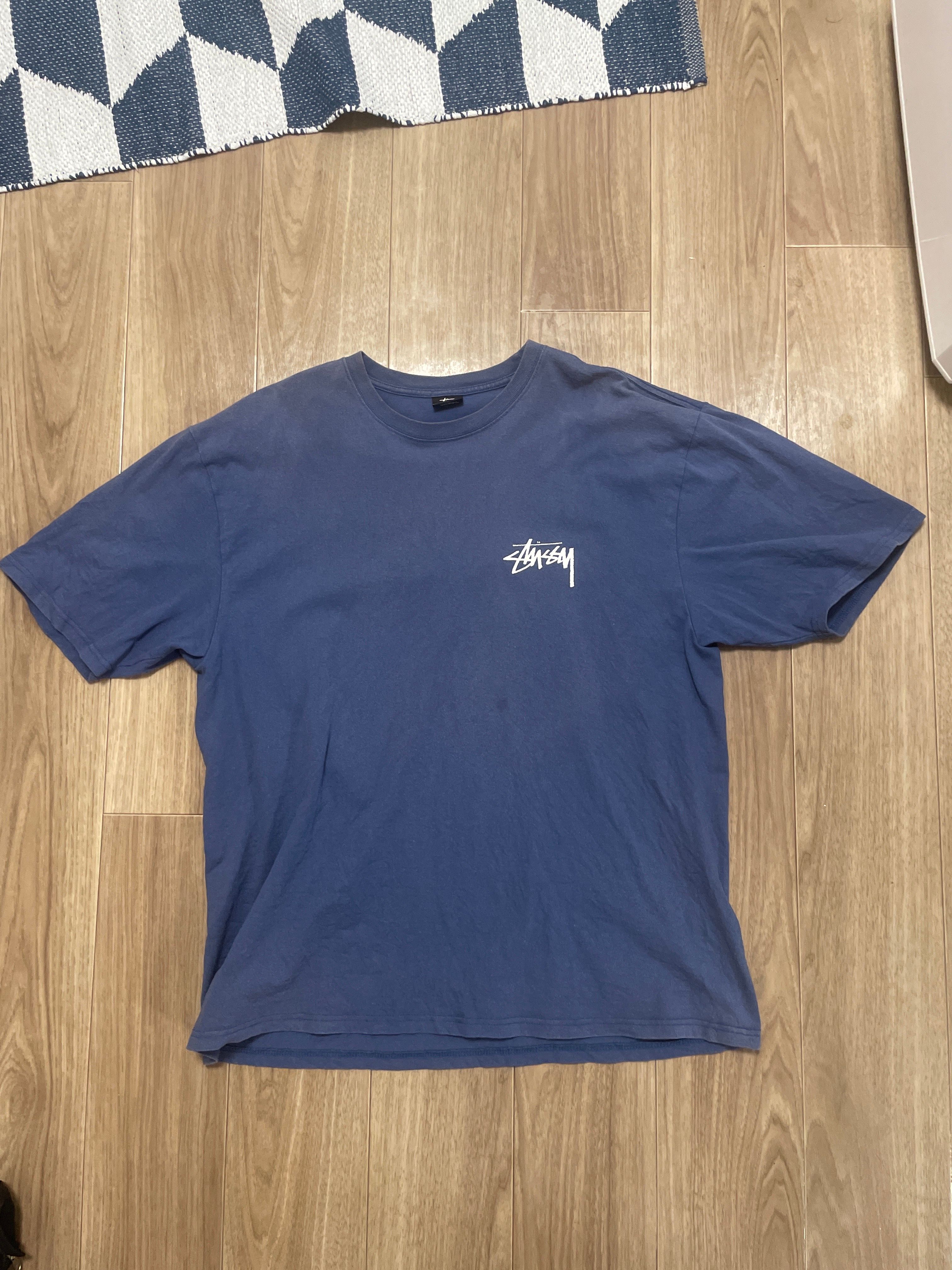 Stussy Diced Out Tee "Navy"