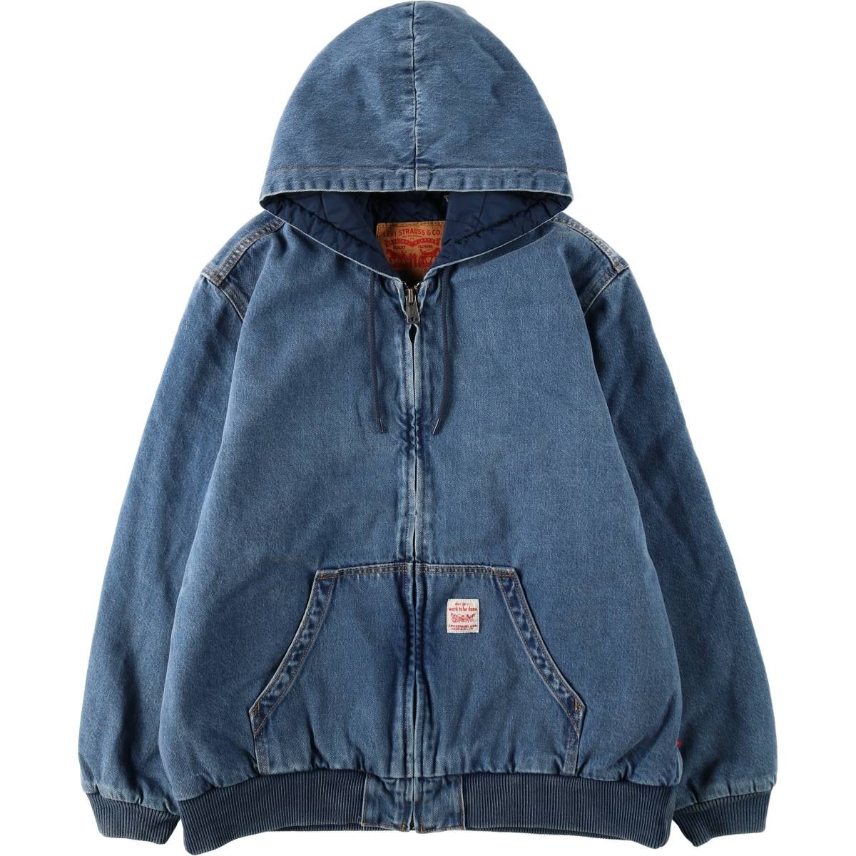 古着 リーバイス Levi's RELAXED デニムパーカー メンズL相当 ヴィンテージ/eaa636500