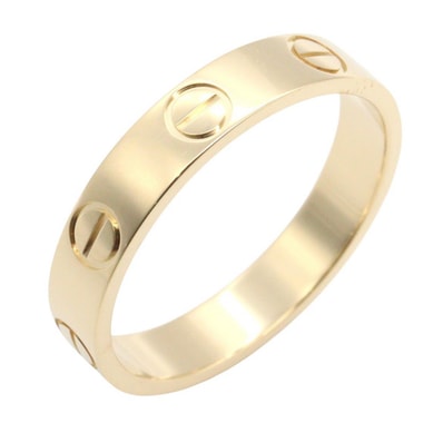 カルティエ CARTIER ミニラブリング リング・指輪 ジュエリー K18(イエローゴールド) レディース ゴールド系 B4085000 【中古】