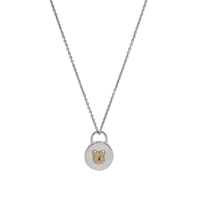 TIFFANY&Co. ティファニー ラウンドロック 鍵 コンビ ネックレス
ペンダント コンビ SV925 K18 シルバー 新品仕上済 レディース
【中古】
