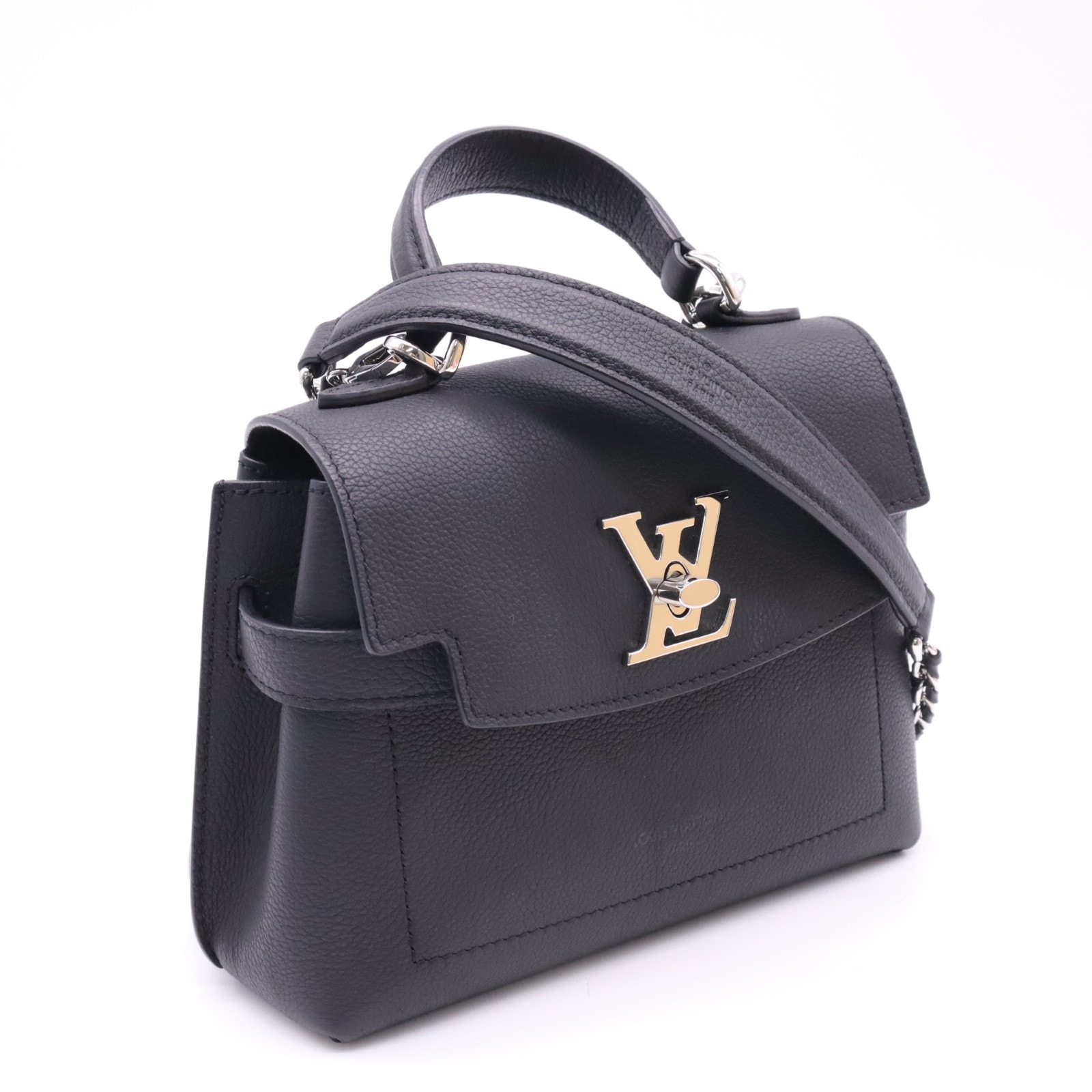 極美品 LOUIS VUITTON ルイ・ヴィトン トリヨン ロックミーエヴァーMINI M20997 2wayショルダーバッグ ブラック トリヨンレザー レディース