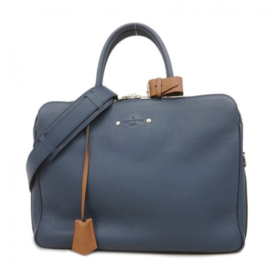 ★最終価格★SALE【6db1136】ルイヴィトン ブリーフケース トリヨン アルマンドブリーフケースMM M54380 ネイビー 2wayバッグ【中古】メンズ