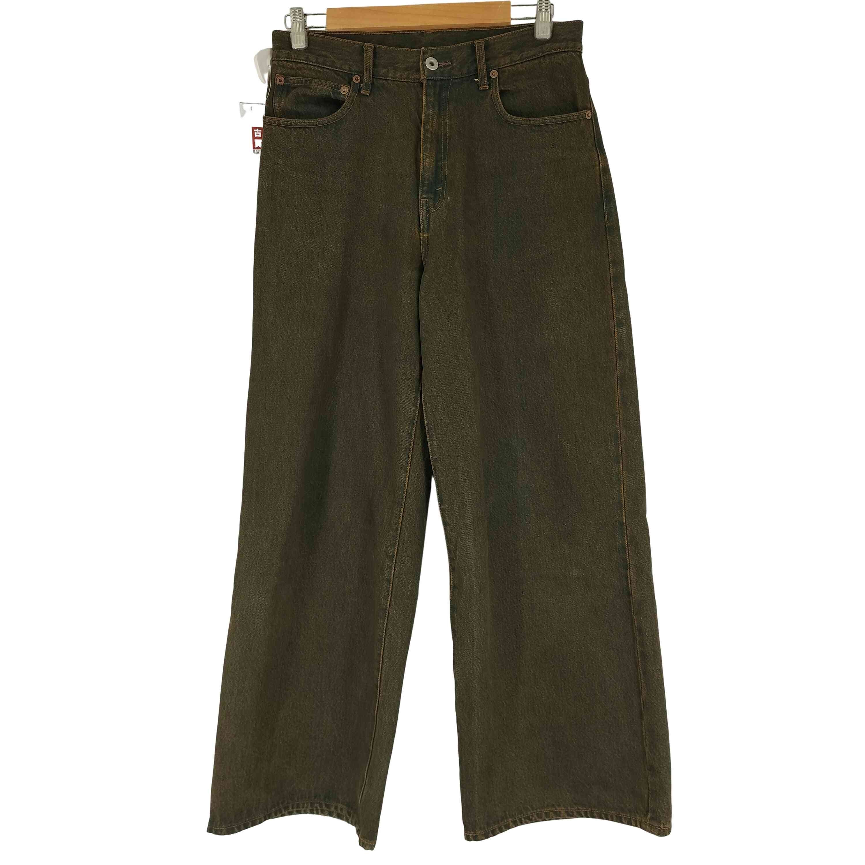 ジップフライ ワイドデニムパンツ【1142273002431】