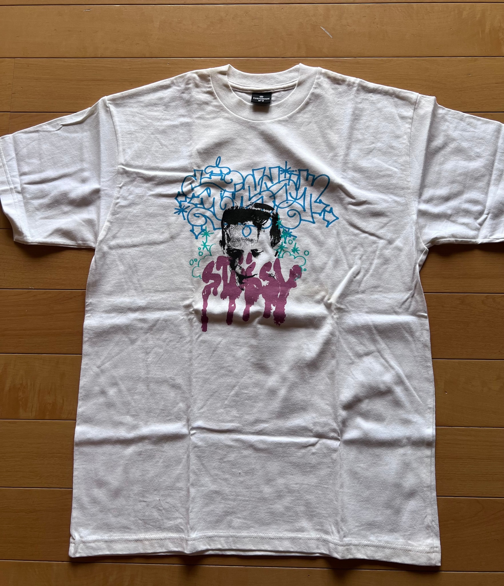 STUSSY “CUSTOMADE” フランケンシュタイン Tシャツ