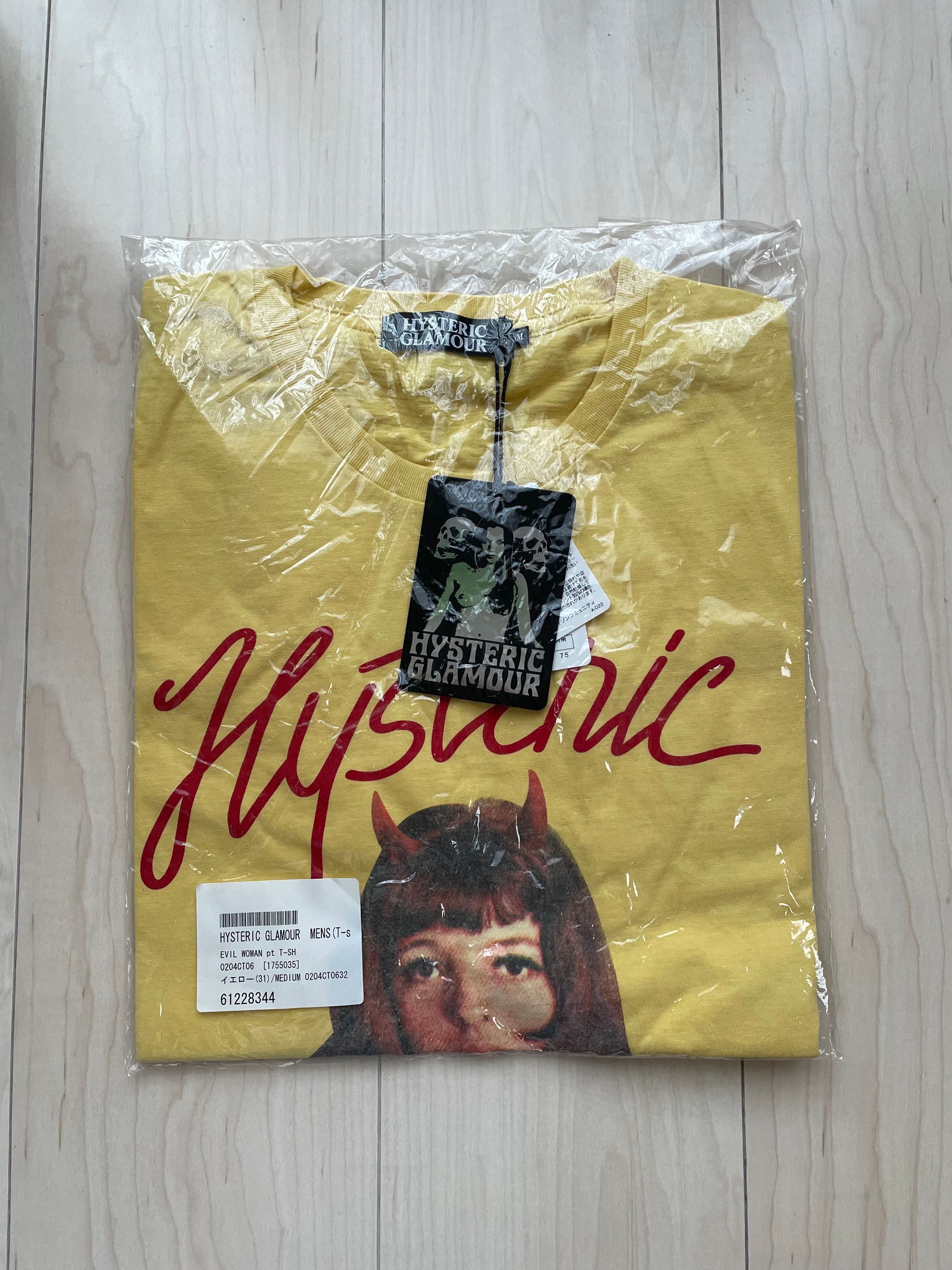 HYSTERIC GLAMOUR ヒステリックグラマー Tシャツ 黄色