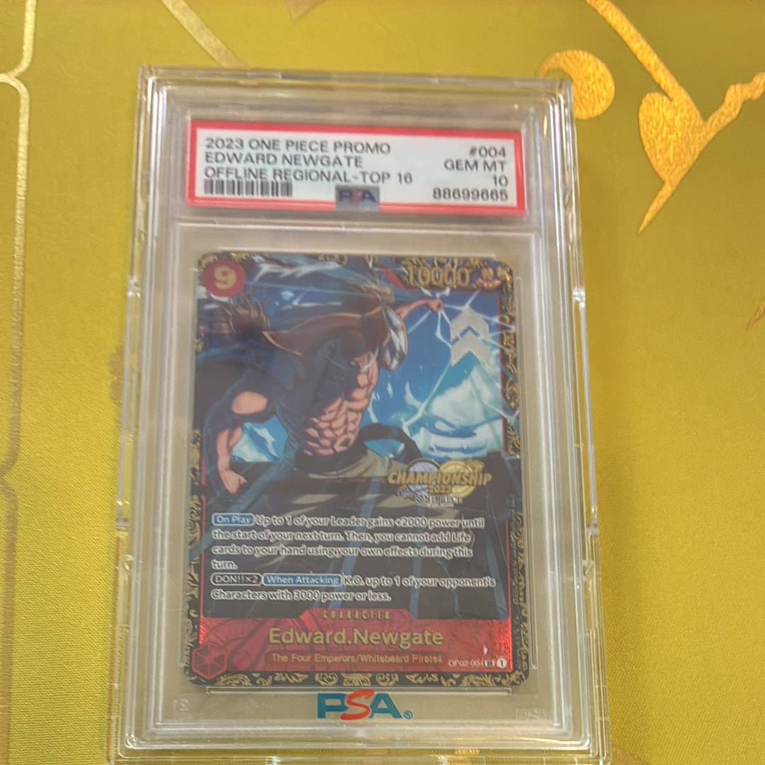 PSA10】エドワード・ニューゲート SR [OP02-004]【英語版