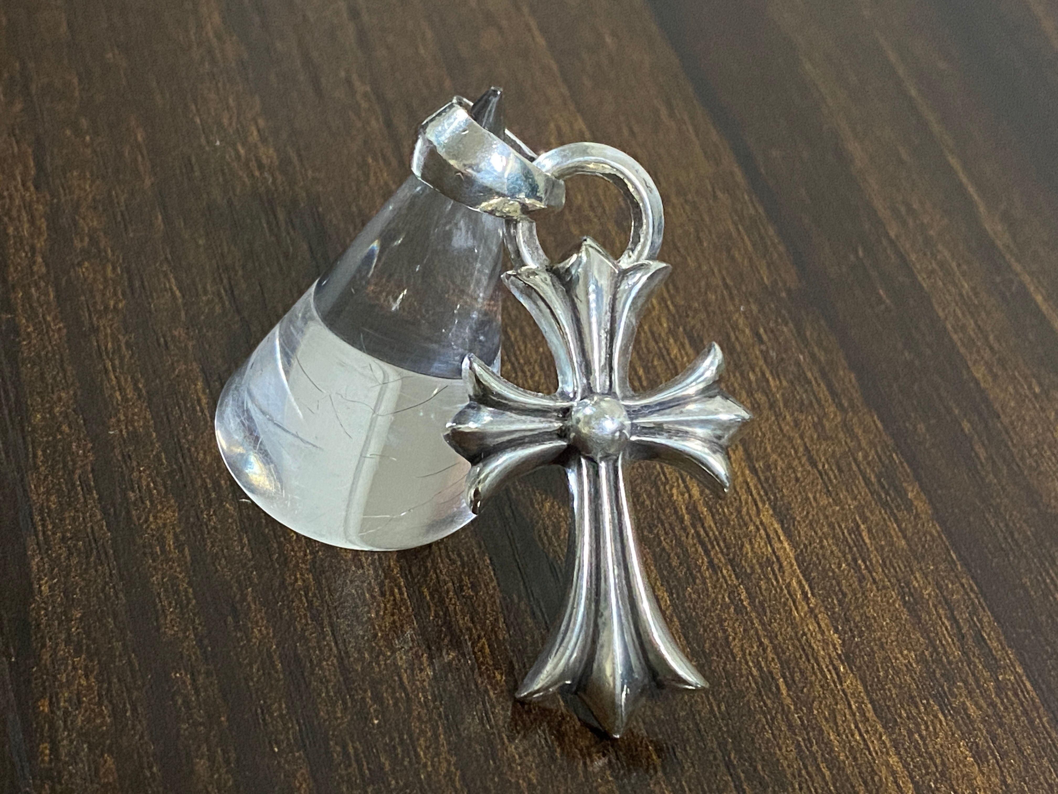 Chrome Hearts CH Cross Pendant Small / Plain Bail "Silver"