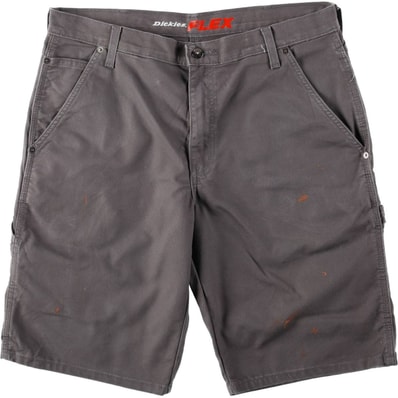 古着 ディッキーズ Dickies FLEX REGULAR ダック地ペインターショーツ ハーフパンツ メンズw37相当/eaa669713