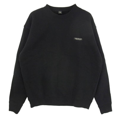 RATS ラッツ 24AW 24'RTC-1101 FLEECE CREW NECK SWEAT フリース クルーネック スウェット シャツ ブラック系 L【中古】