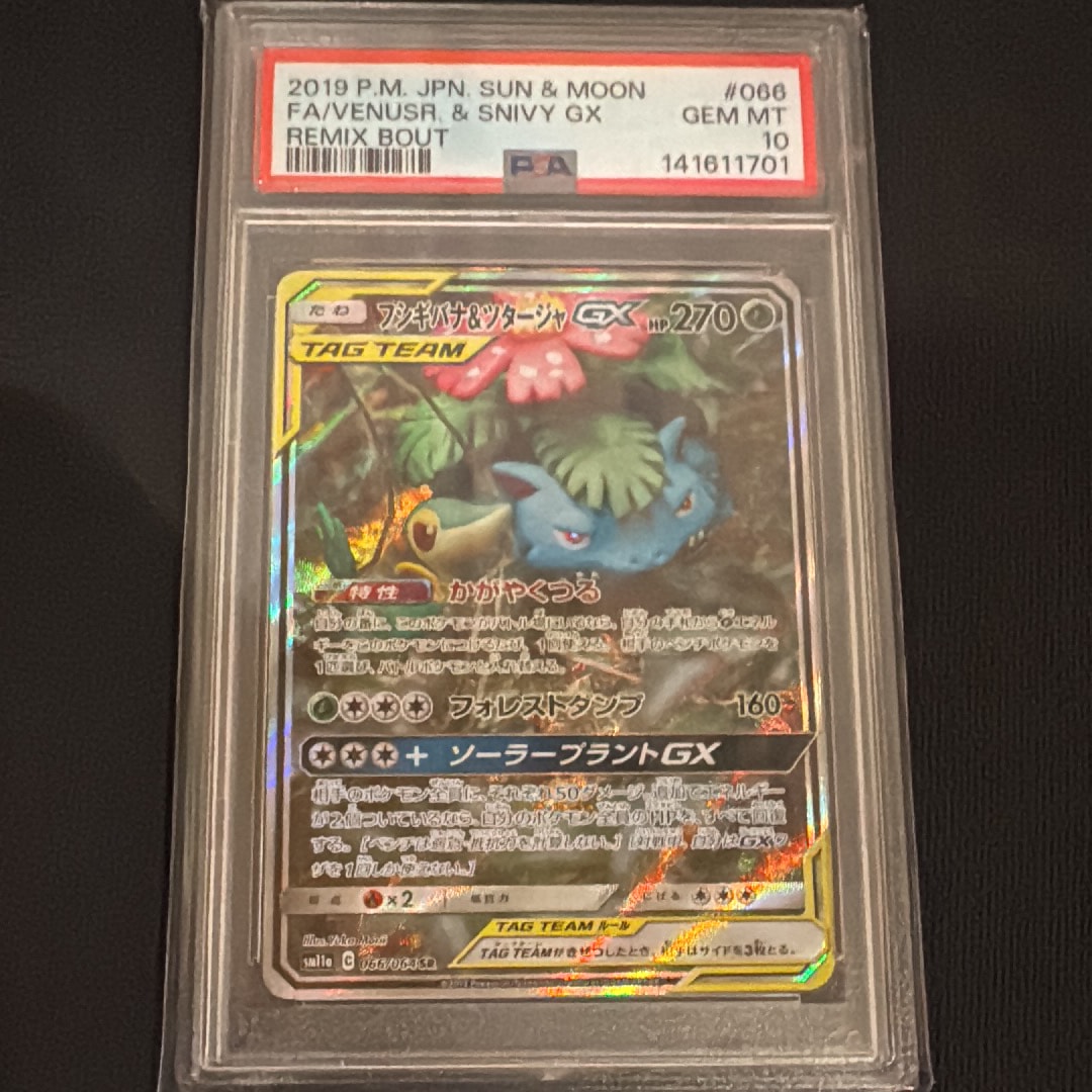 フシギバナ&ツタージャGX SR: SA[SM11a 066/064](強化拡張パック