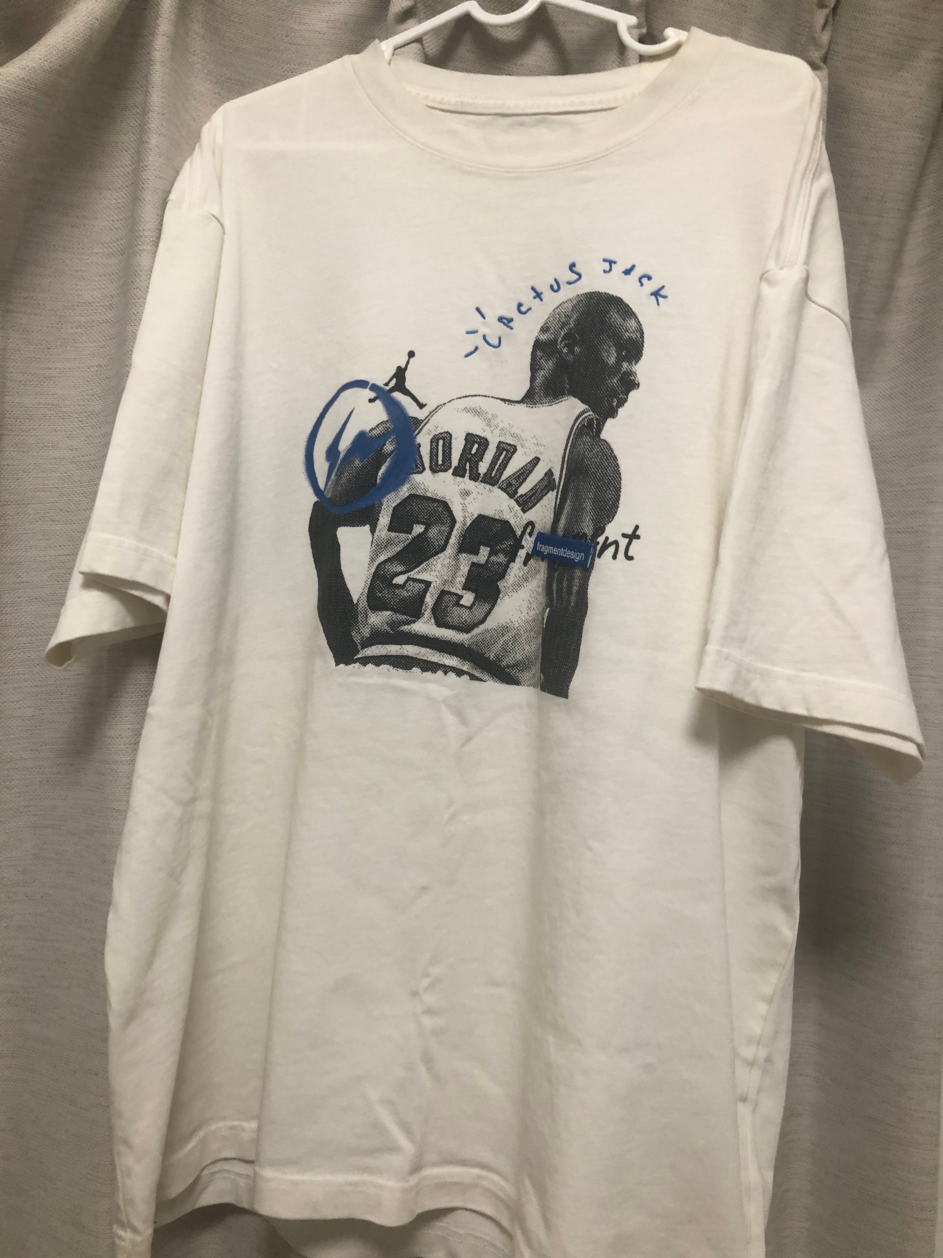 Air Jordan Travis Scott Fragment Tee "White"