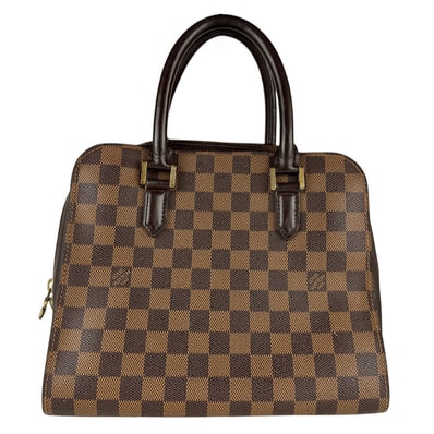 ルイ ヴィトン LOUIS VUITTON ハンドバッグ ダミエ トリアナ ダミエキャンバス エベヌ レディース N51155【中古】 z9059