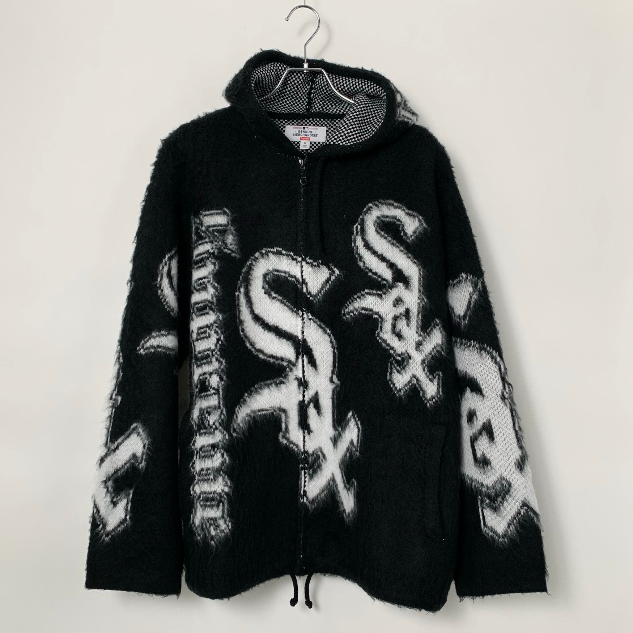 Supreme Chicago White Sox Zip Up Hooded Sweater "Black"