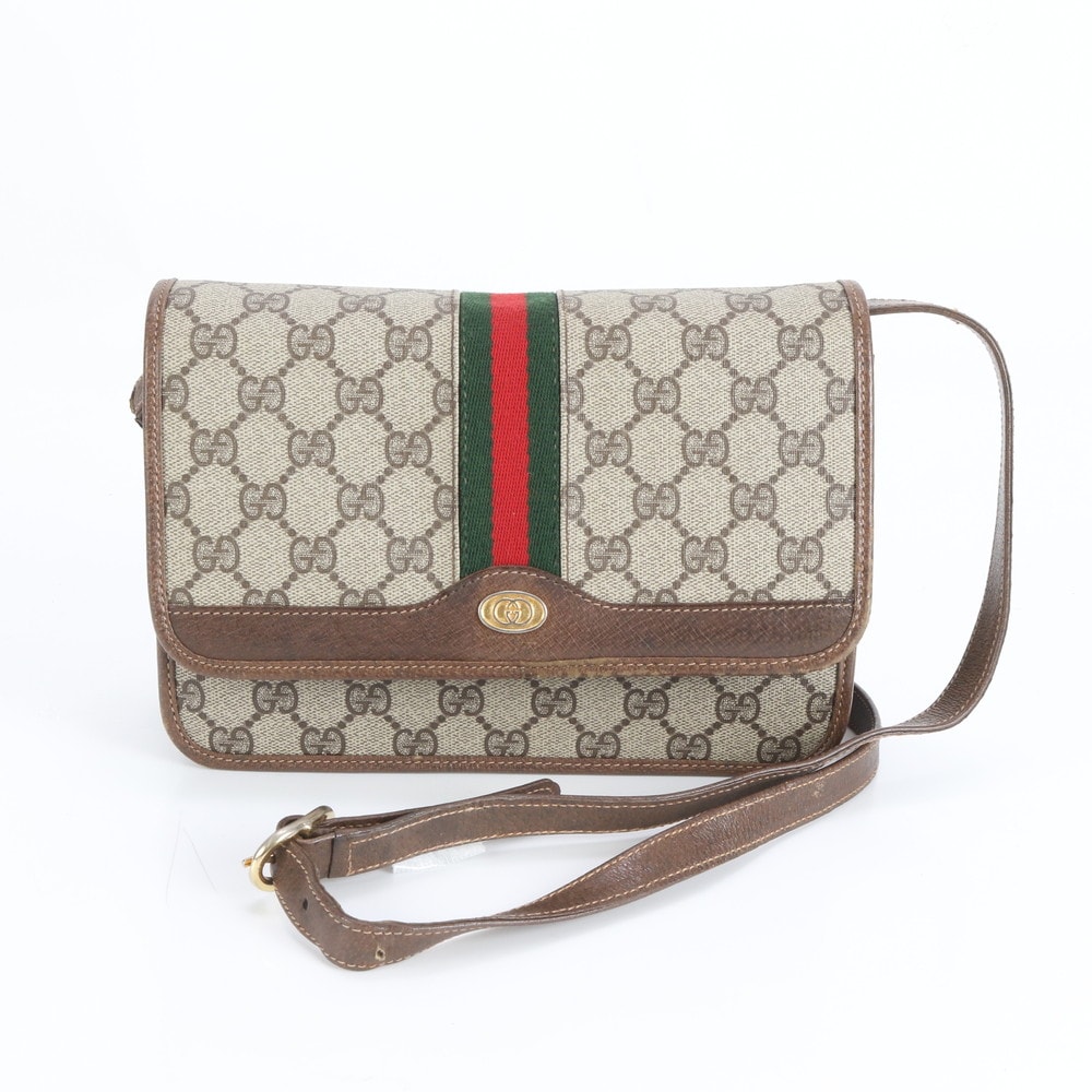 グッチ GGスプリーム シェリー ライン オールドショルダーバッグ