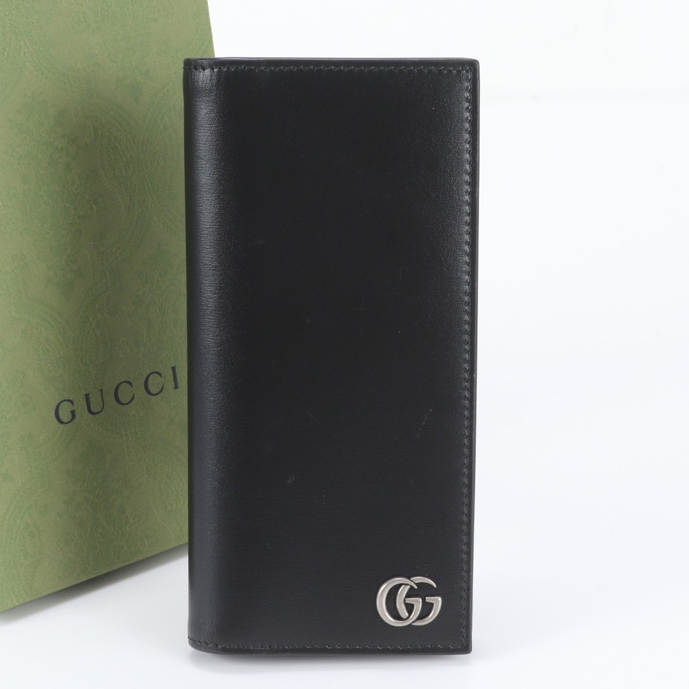 ■美品 グッチ GGマーモント 781237 長財布 レザー