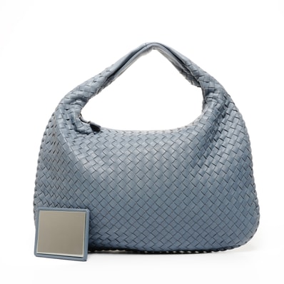 ボッテガヴェネタ BOTTEGAVENETA イントレチャート ホーボー レザー ショルダーバッグ【中古】