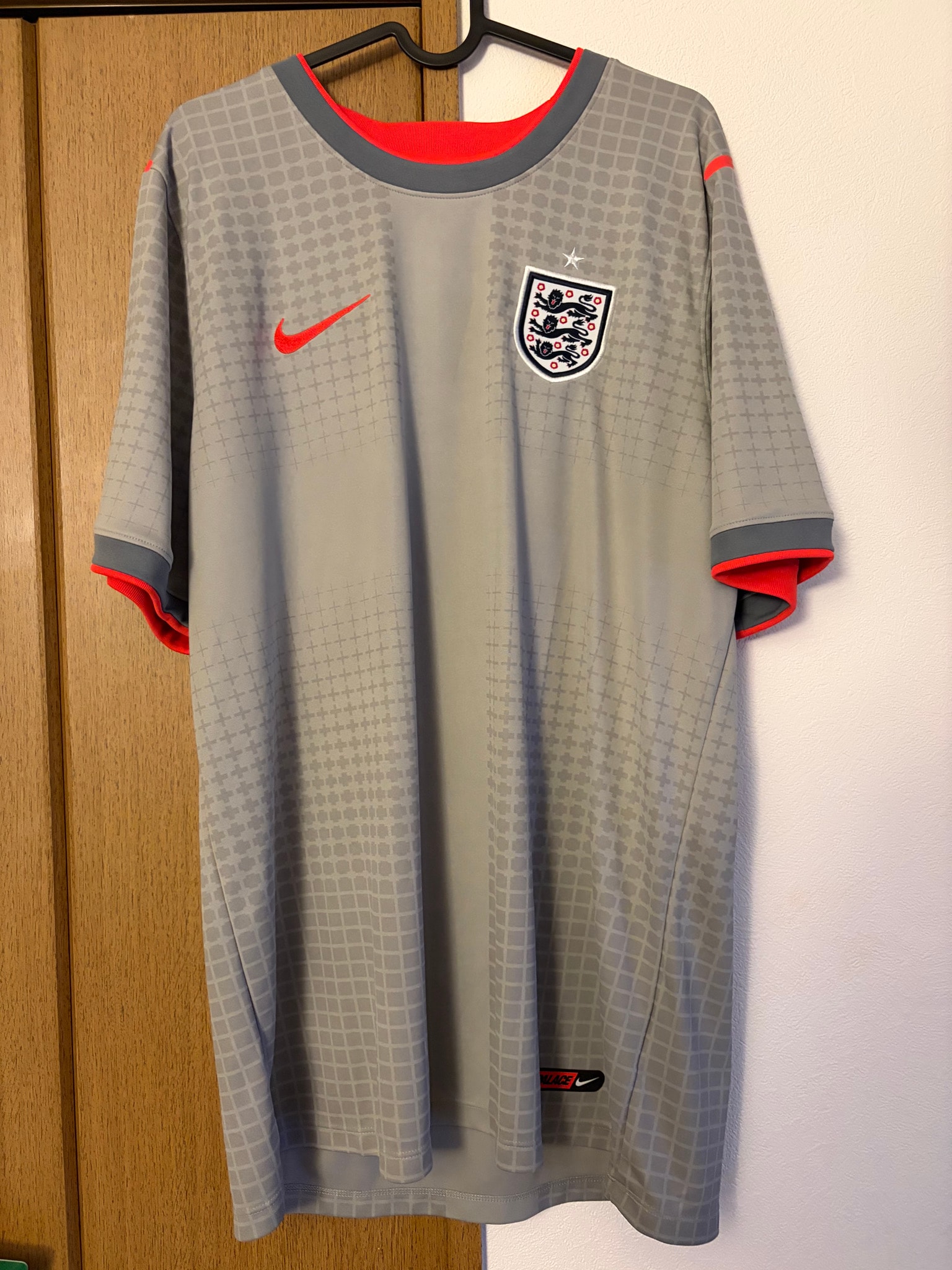 Nike x PALACE X2 World Cup Academy Pro Short-Sleeve Football Top England "Grey"