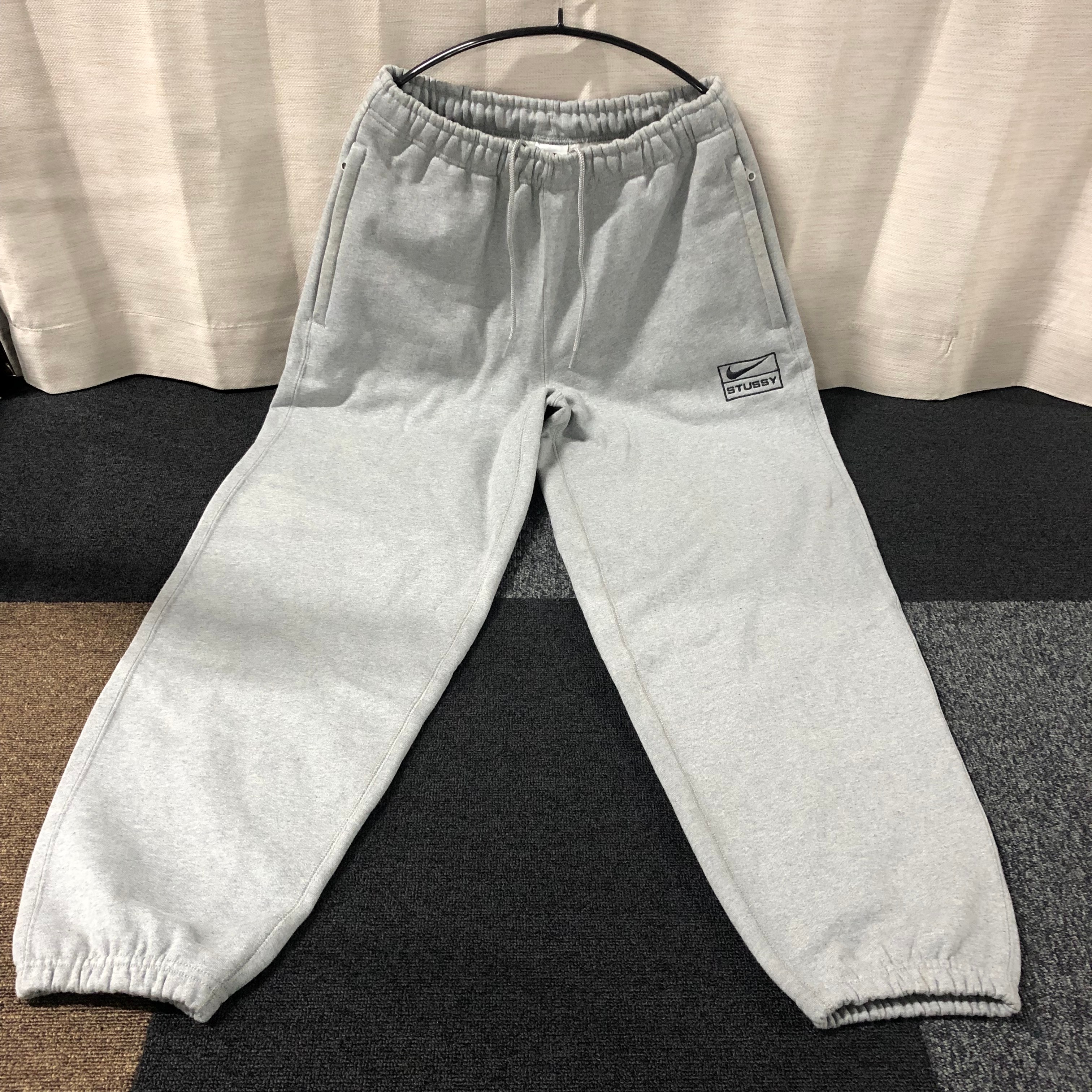 Stussy x Nike Fleece Pants (US Size) "Grey" DO9340-063