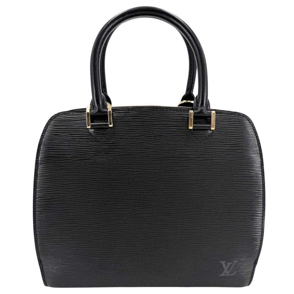 LOUIS VUITTON ルイヴィトン ハンドバッグ エピ ポンヌフ ブラック 黒 M52052 ノワール ゴールド金具 レディース【中古品】