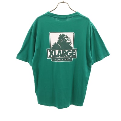 XLARGE エクストララージ バックロゴ 半袖 Tシャツ L グリーン