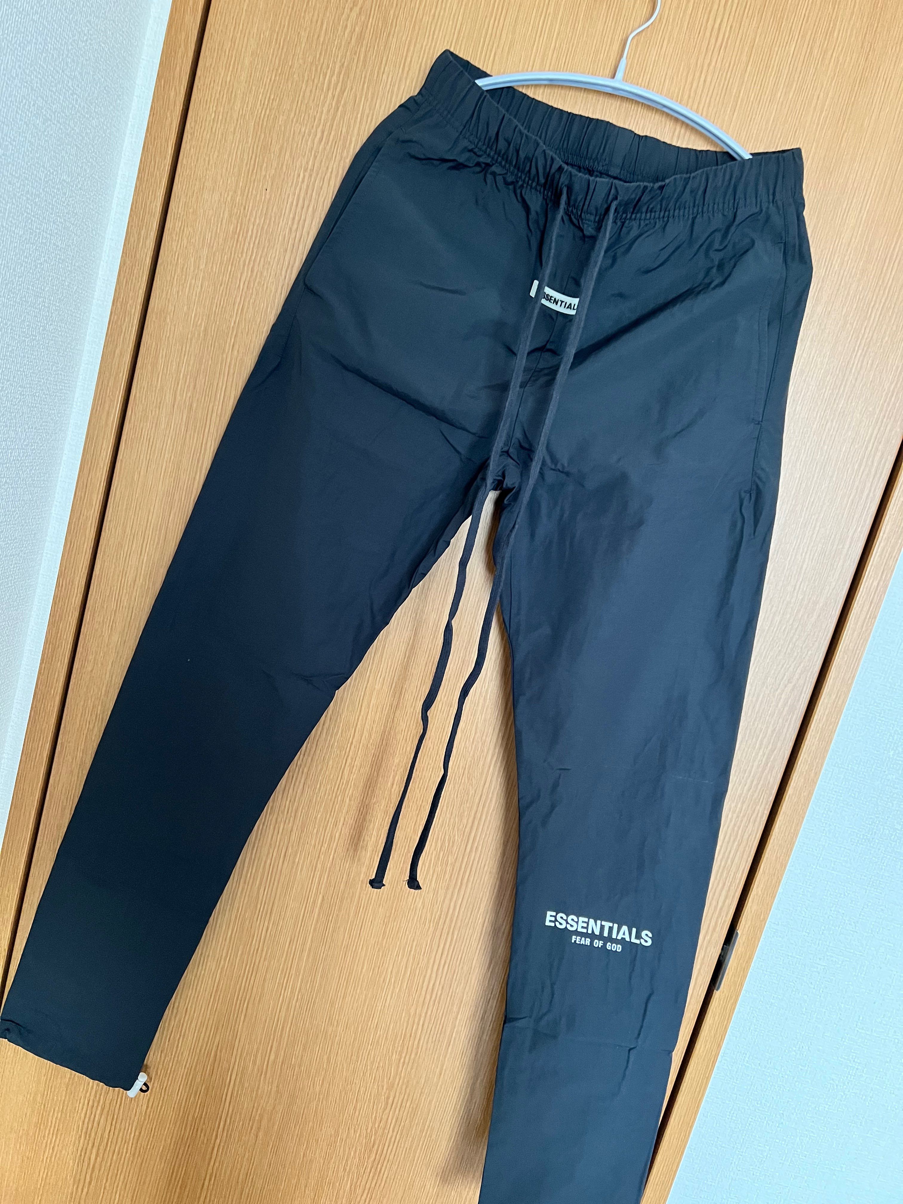 FEAR OF GOD ESSENTIALS Nylon Track Pants "Black"