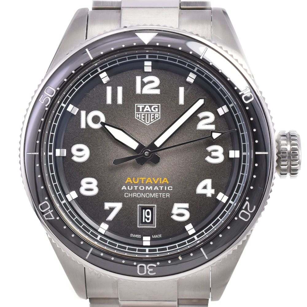 タグホイヤー TAG HEUER WBE5114.FC8266 オータヴィア デイト クロノメーター 自動巻き メンズ 美品 箱付き A#146624