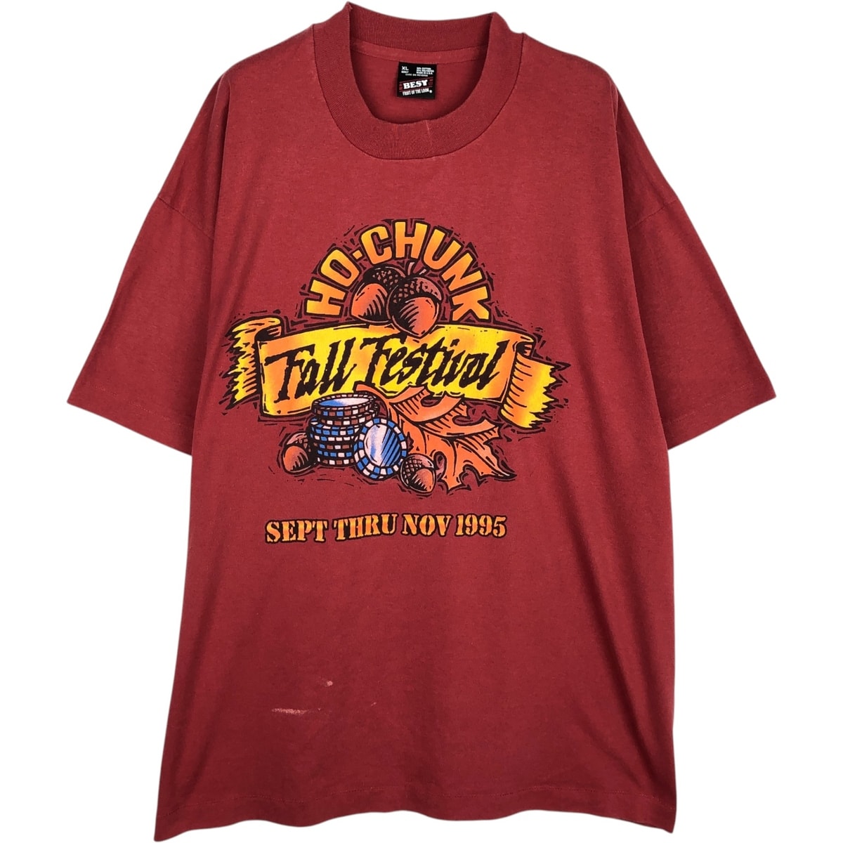 古着 90年代 フルーツオブザルーム FRUIT OF THE LOOM BEST プリントTシャツ USA製 メンズXL相当 ヴィンテージ/eaa639143