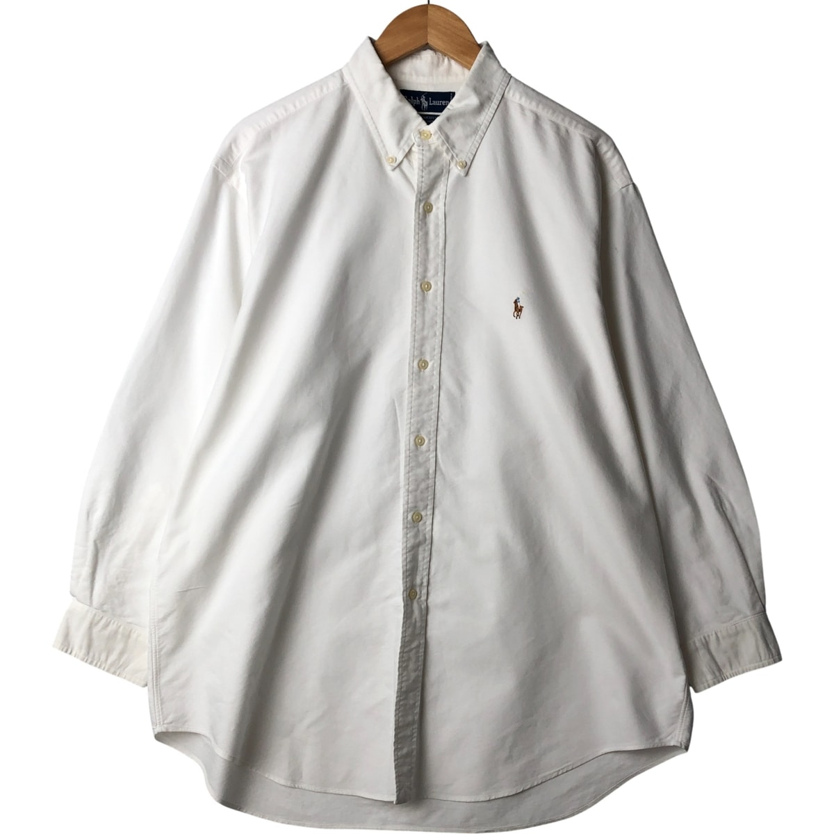 古着 ラルフローレン Ralph Lauren YARMOUTH 長袖 ボタンダウンシャツ メンズXL相当/eaa592525