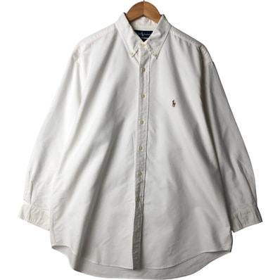 古着 ラルフローレン Ralph Lauren YARMOUTH 長袖 ボタンダウンシャツ メンズXL相当/eaa592525