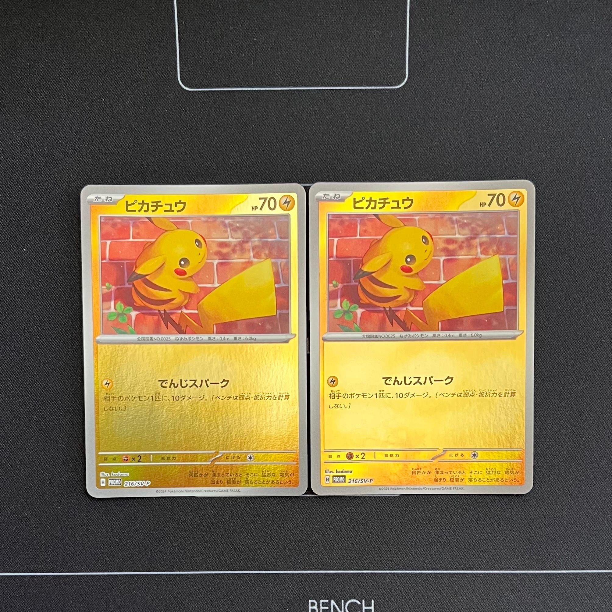 ピカチュウ P [SV-P 216](プロモカードパック「ポケカの夏がキタ!プロモカードGetキャンペーン!」)