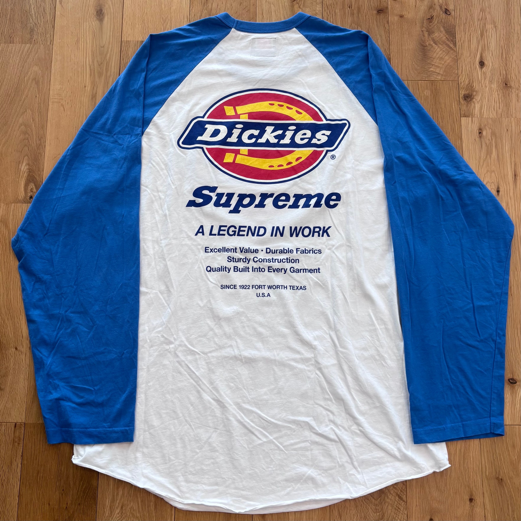 Supreme x Dickies Raglan L/S Top "White"