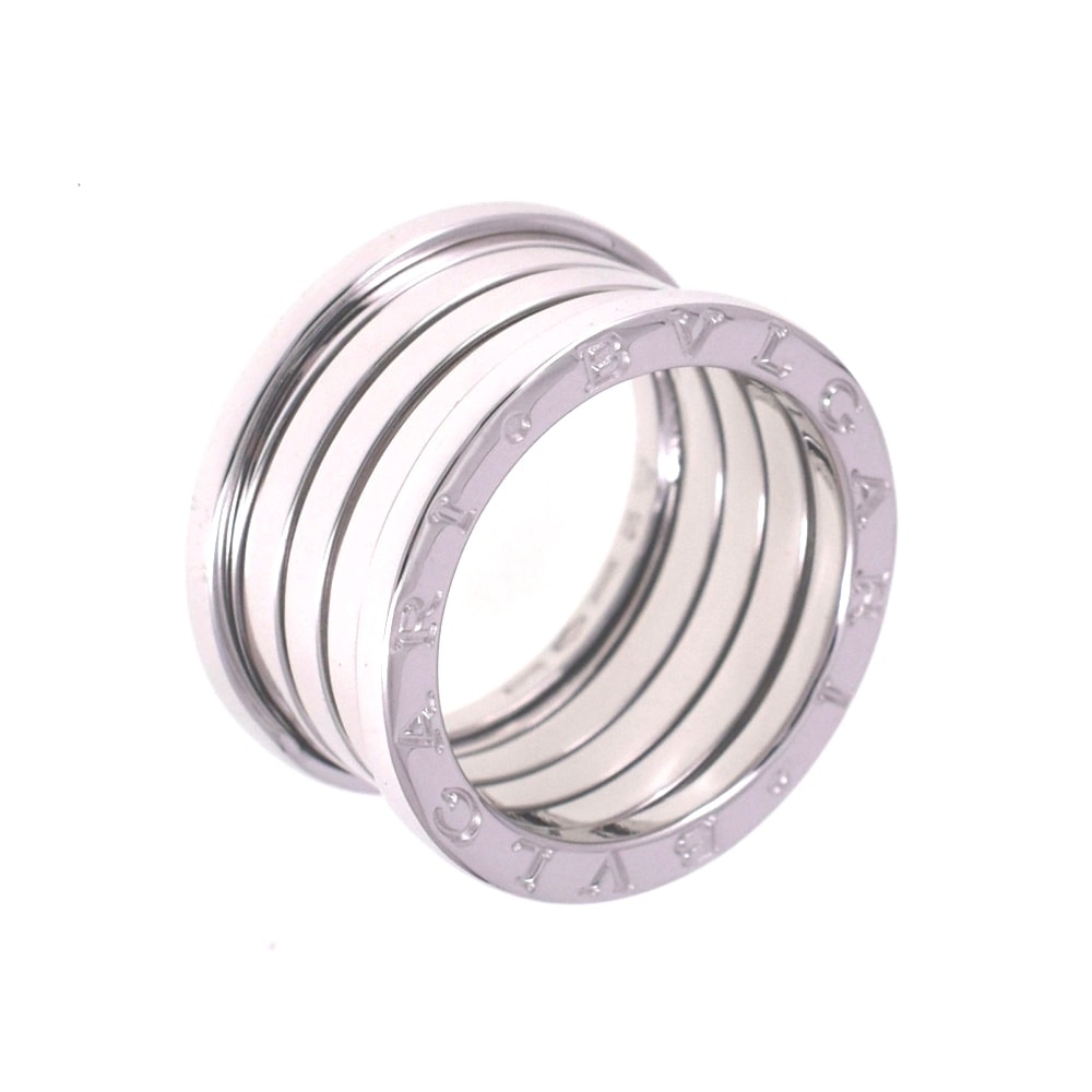 ブルガリ BVLGARI B-Zero1 リング サイズ56/JP16 K18WG メンズ S#139295