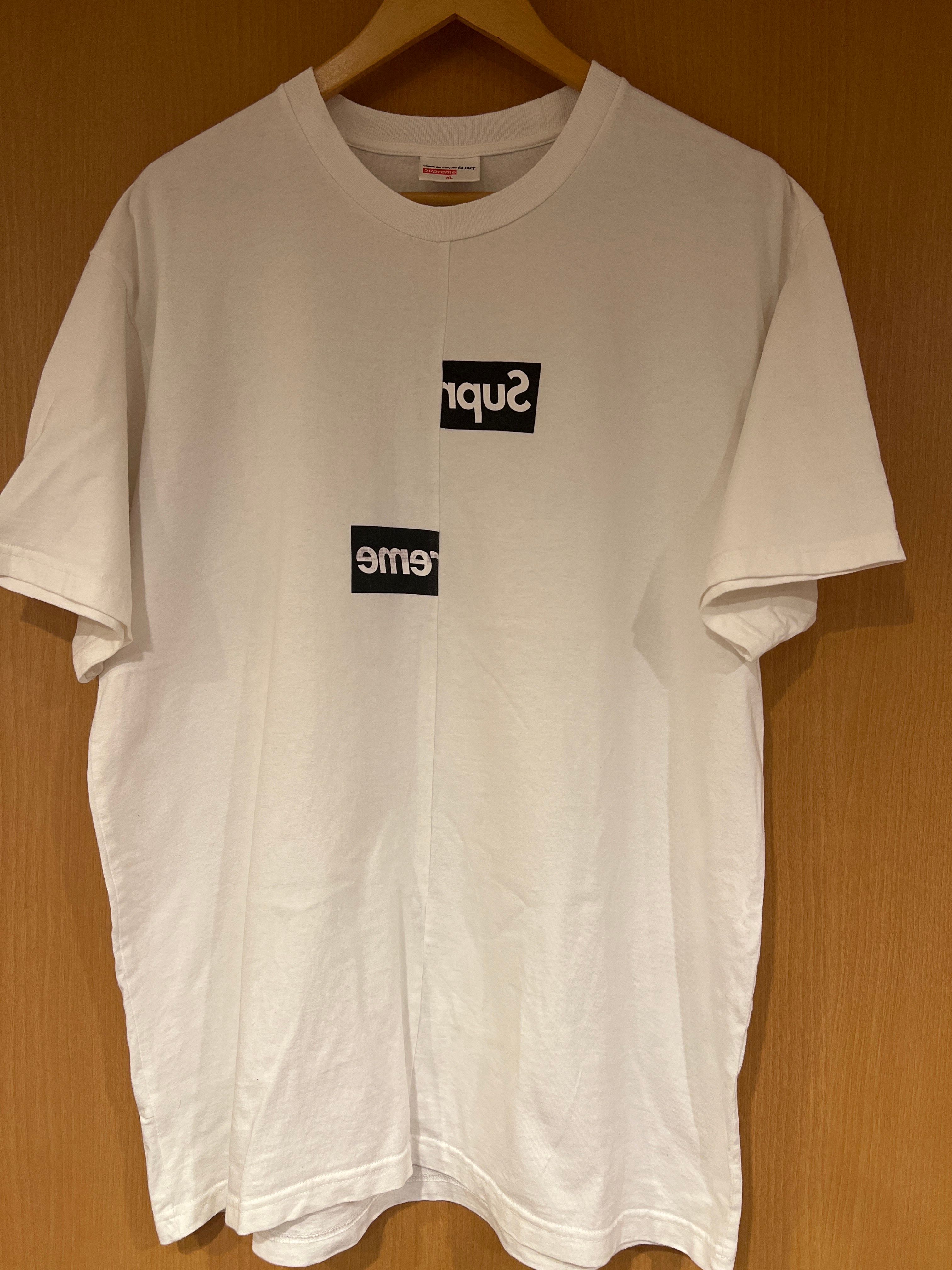 Supreme / Comme des Garçons SHIRT® Split Box Logo Tee "White"