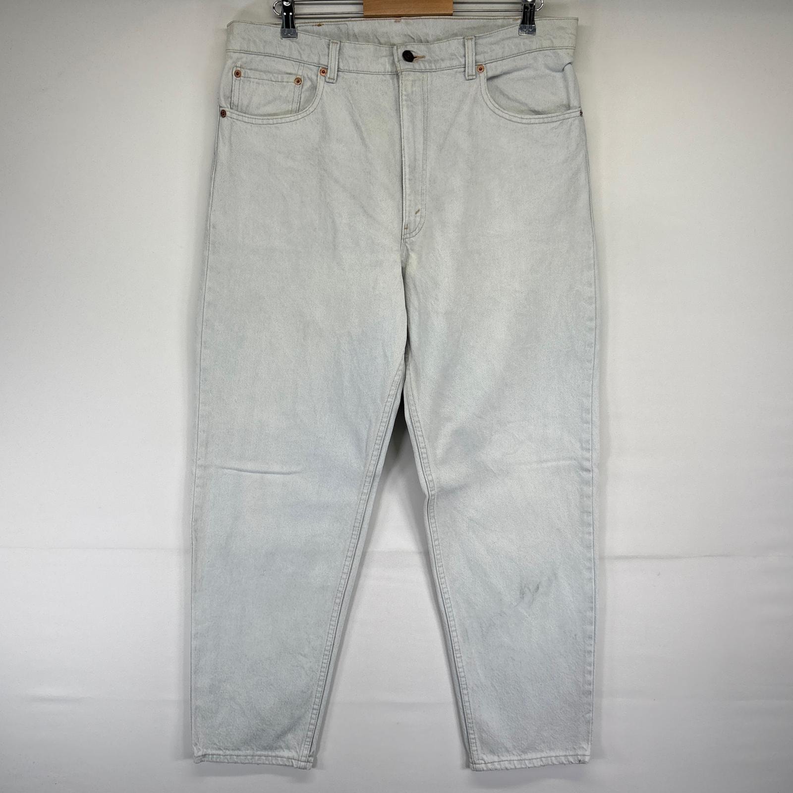 古着 リーバイス Levi's USA製 デニムパンツ 550 テーパード フェード ジーンズ ジーパン 長ズボン 大きいサイズ w38 L30 ブルー系 メンズ