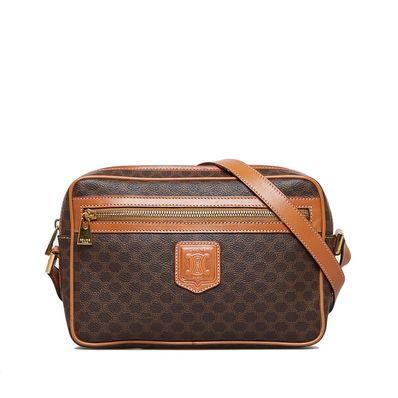 セリーヌ マカダム 斜め掛け ショルダーバッグ MC97 2 PVC レディー