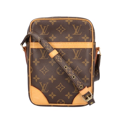 ルイヴィトン ダヌーブ モノグラム ショルダーバッグ モノグラムキャンバス M45266 ブラウン レディース LOUIS VUITTON 中古