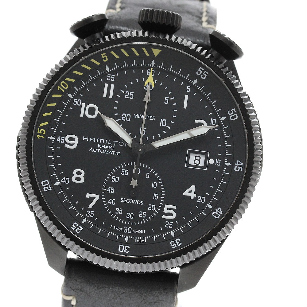 ☆美品 ハミルトン カーキ アビエーション テイクオフ メンズ 【中古】