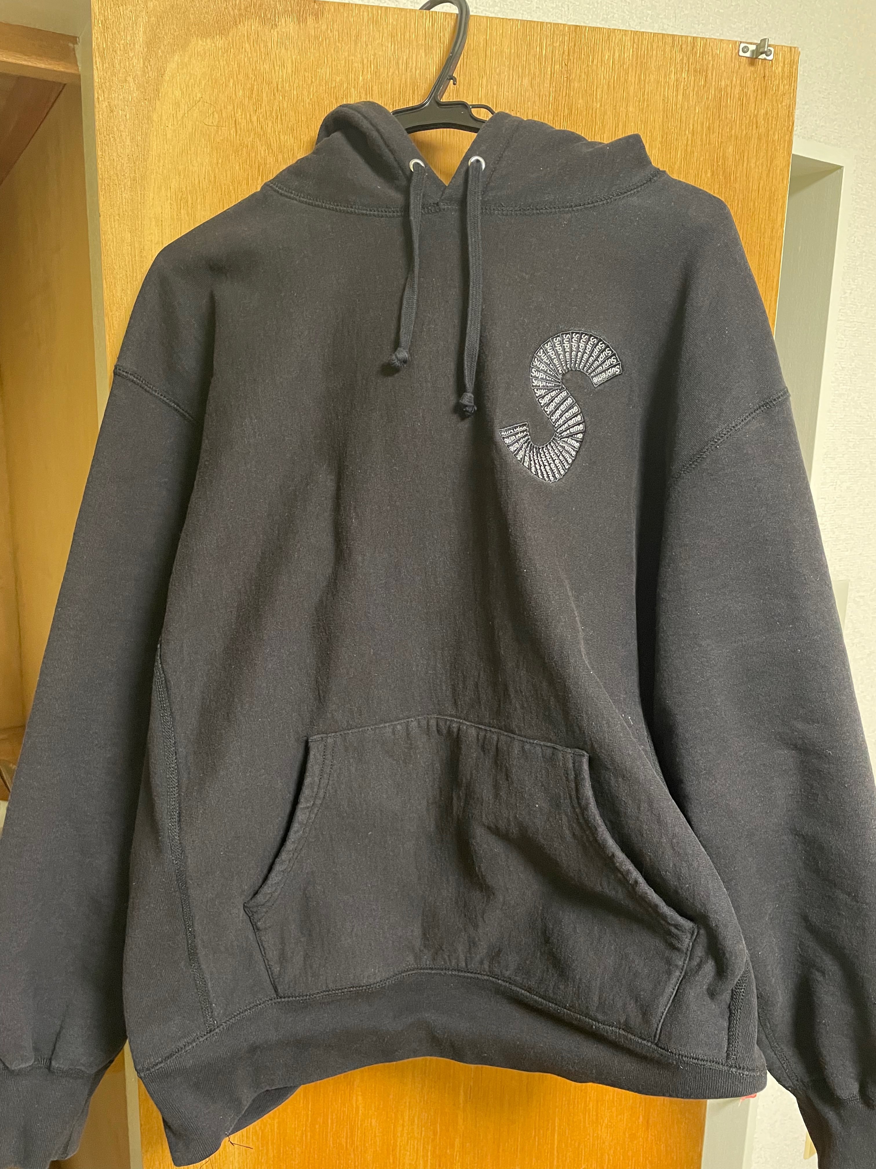 Supreme S Logo Hooded Sweatshirt "Black" (20FW)