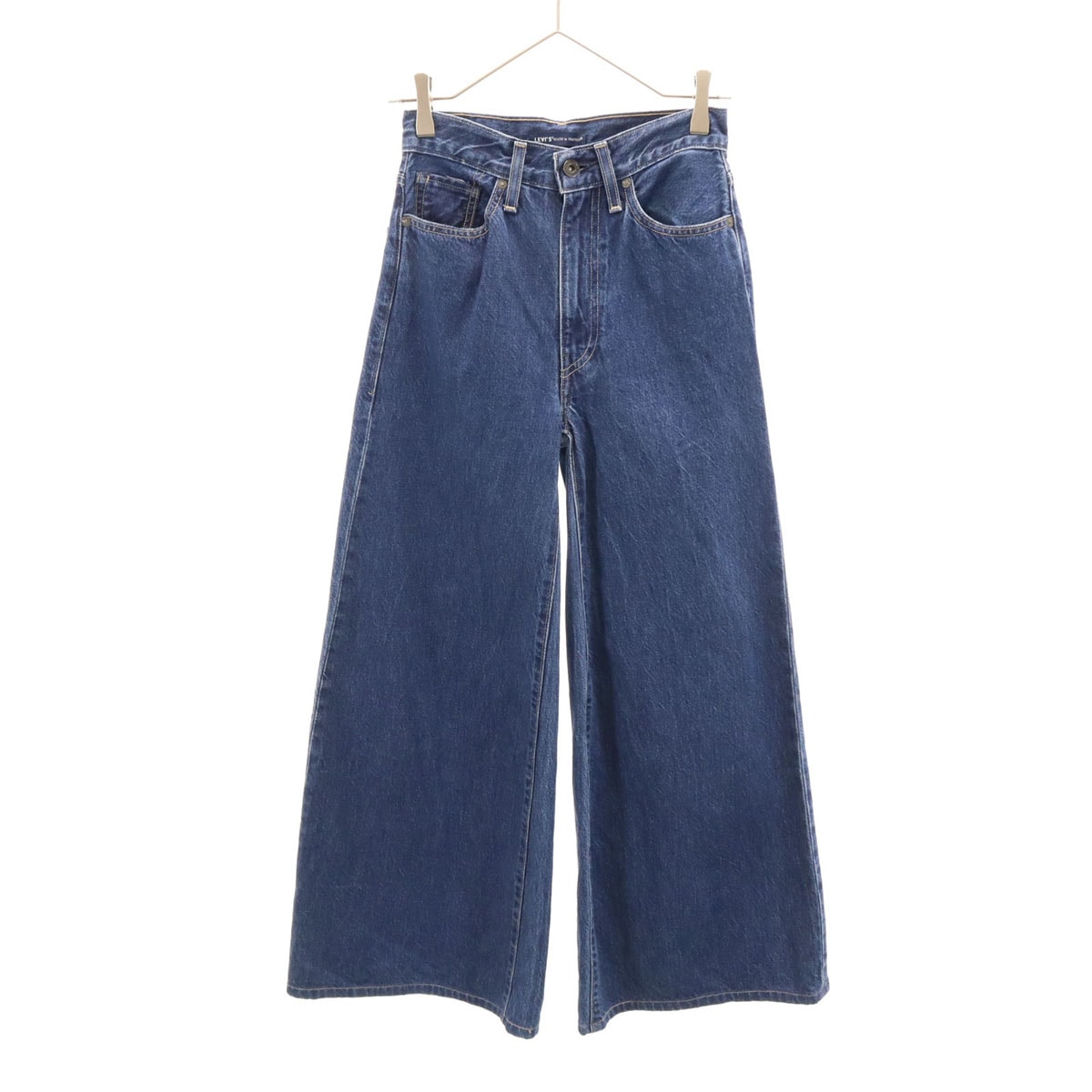 LEVI'S MADE & CRAFTED リーバイス メイドアンドクラフテッド バギー デニムパンツ W24 ジーンズ 黒パッチ ビックE