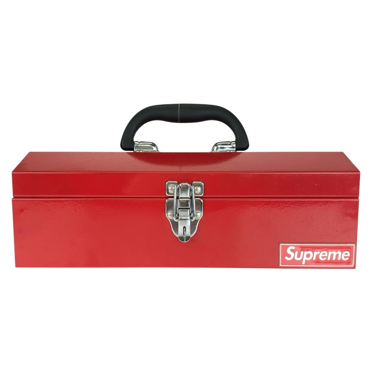 美品 Supreme シュプリーム Metal Toolbox レッド ブラック シルバー金具 スチール プラスチック/ その他小物 604739 【中古】