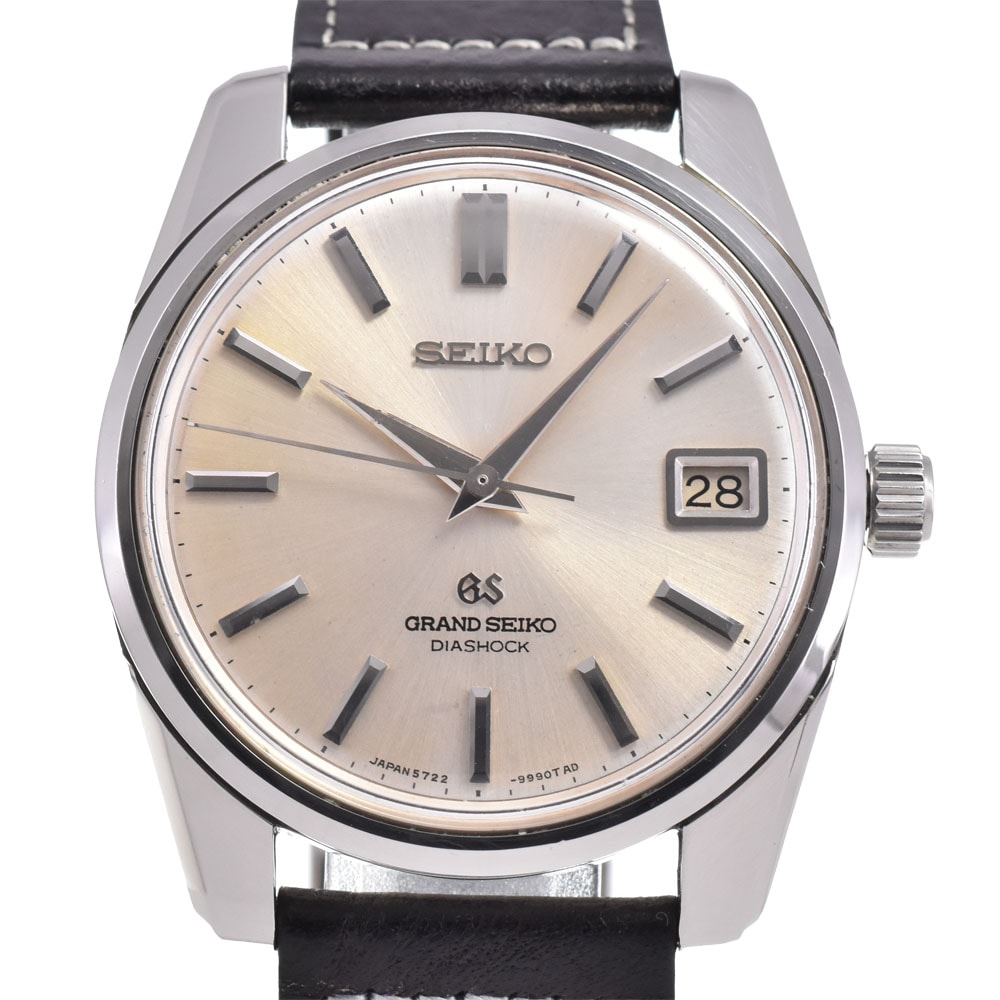 値下 セイコー SEIKO 5722-9991 グランドセイコー DAISHOK デイト 手巻き メンズ 良品 □#145804