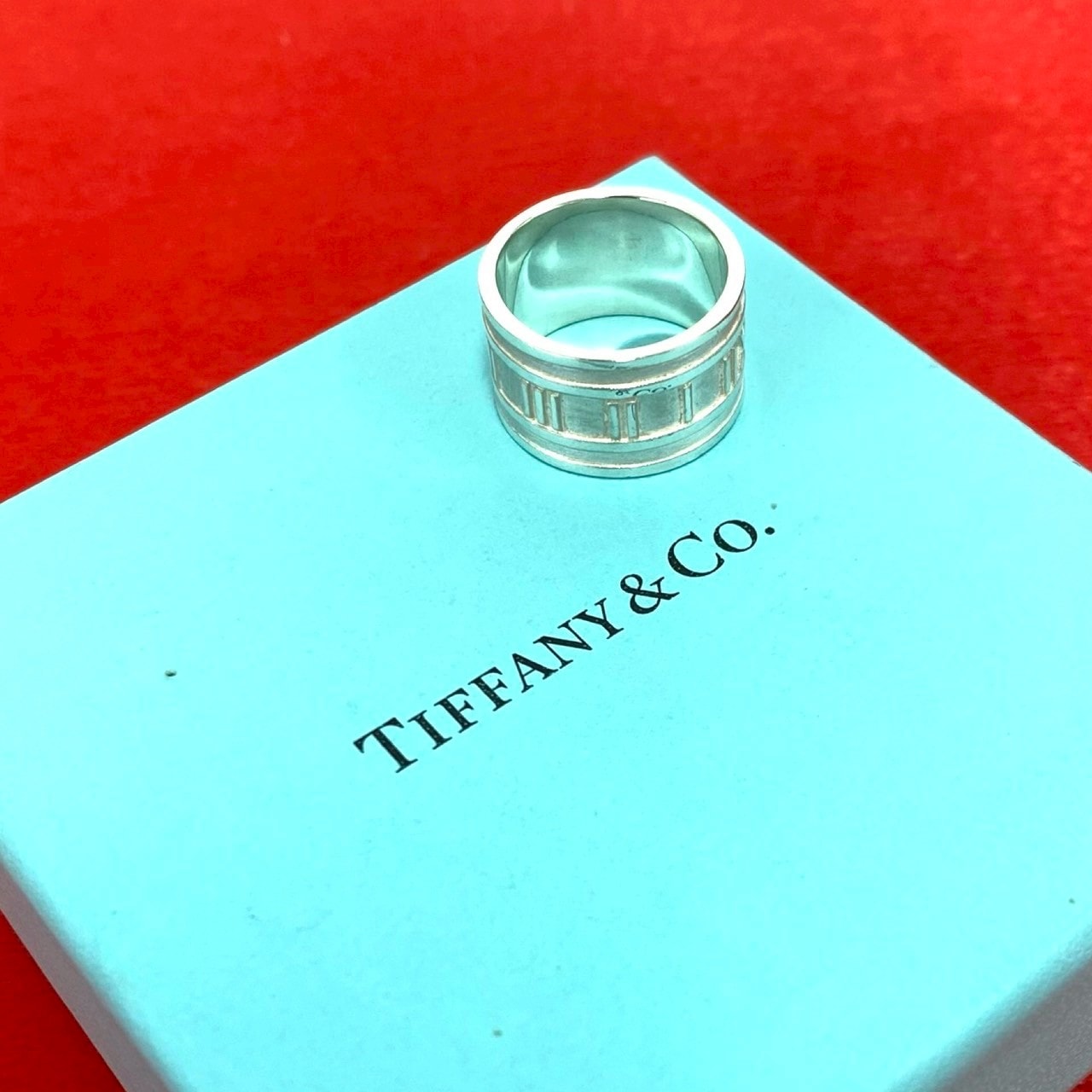 TIFFANY&Co. ティファニー アトラス ワイド リング シルバー925 リング・指輪 10号 シルバー
 94344