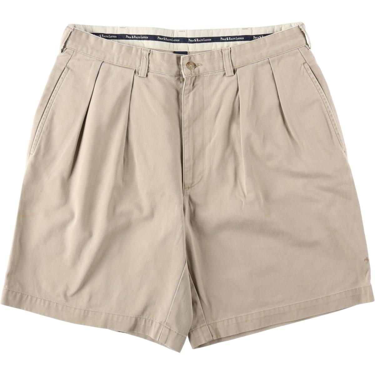古着 ラルフローレン Ralph Lauren Polo Ralph Lauren TYLER SHORT ツータック チノショーツ ショートパンツ メンズw34相当/eaa653426