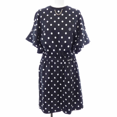 ルイヴィトン LOUIS VUITTON ポルカドットコットンジャージー FMJD96OB5 ワンピース
