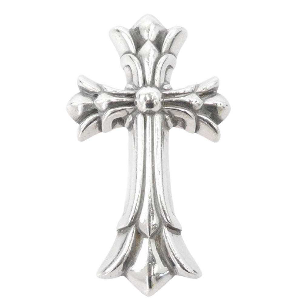 CHROME HEARTS クロムハーツ(原本有) ペンダントトップ DBL CH CRS SML スモール ダブルCHクロス ペンダントトップ シルバー系【中古】